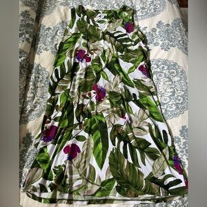 Susan Graver liquid knit sleeveless tiered dress